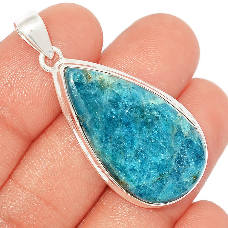 1.8" Neon Blue Apatite Cabochon Pendants - NACP620