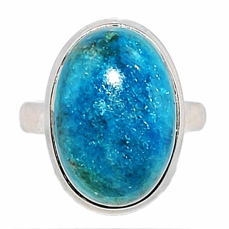 Neon Blue Apatite Cab Ring - NACR265