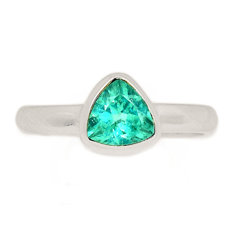 Neon Blue Apatite Faceted Ring - NBFR88