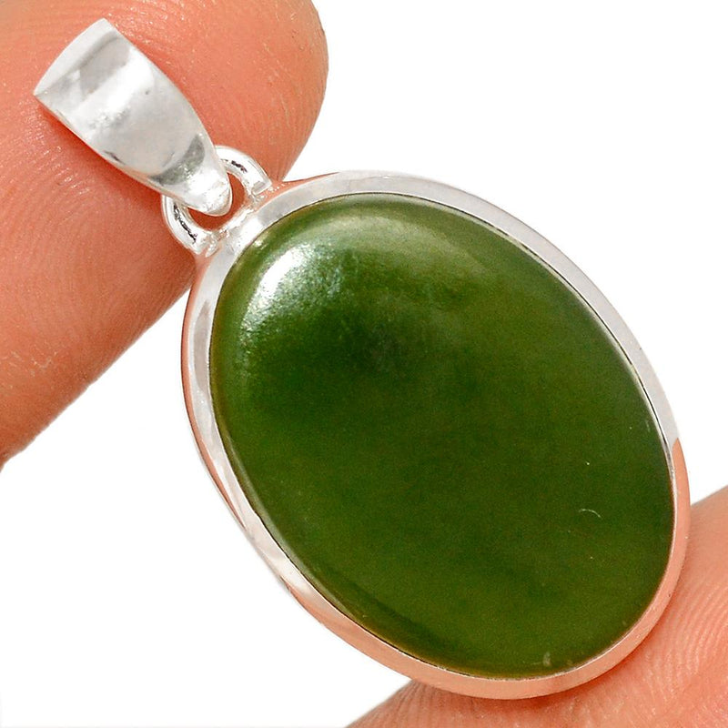 1.5" Nephrite Jade Pendants - NFZP660