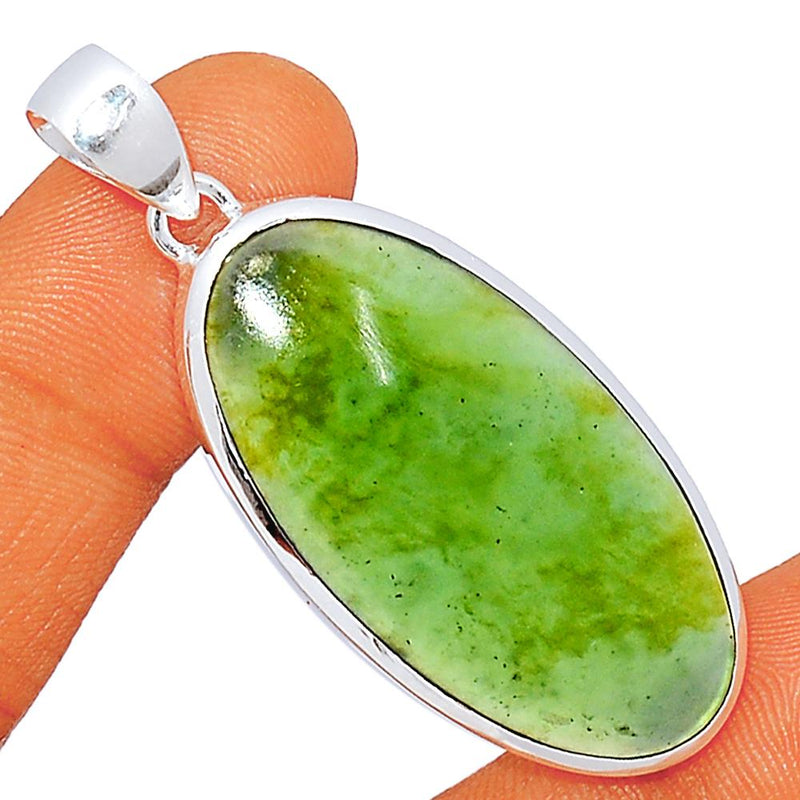 2.1" Nephrite Jade Pendants - NFZP690