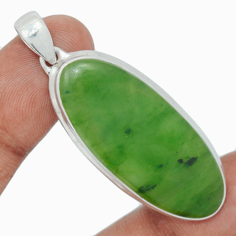 2.1" Nephrite Jade Pendants - NFZP966