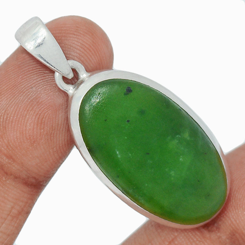 1.7" Nephrite Jade Pendants - NFZP982