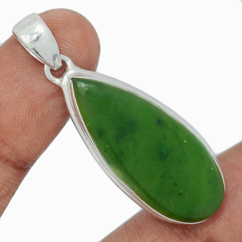 1.8" Nephrite Jade Pendants - NFZP987