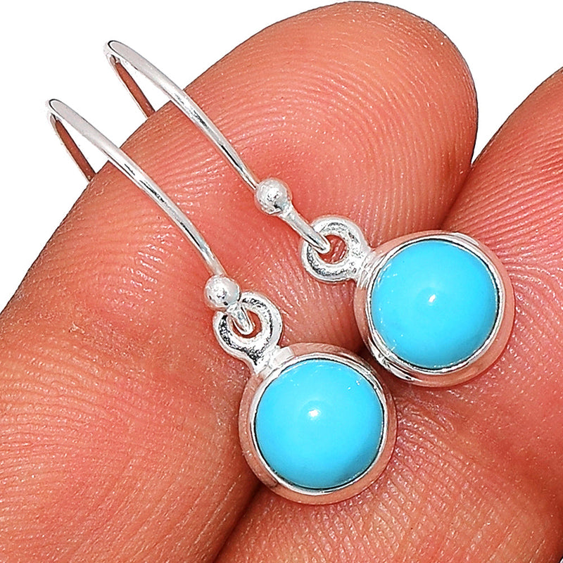 1" Natural Kingman Turquoise Earrings - NKTE43