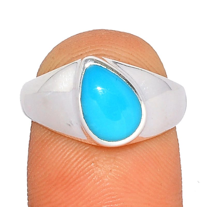 Solid - Natural Kingman Turquoise Ring - NKTR64