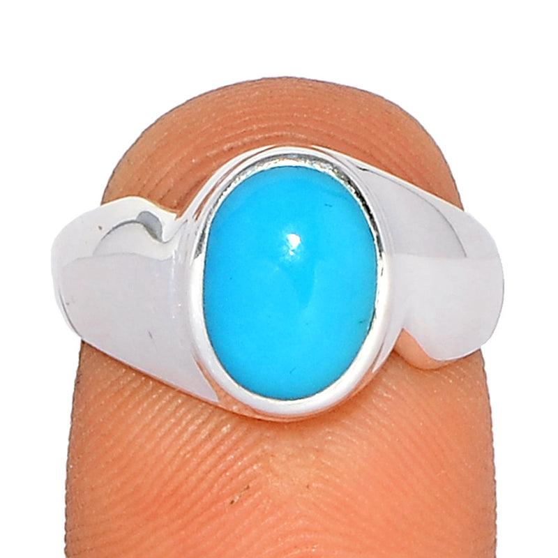 Solid - Natural Kingman Turquoise Ring - NKTR72