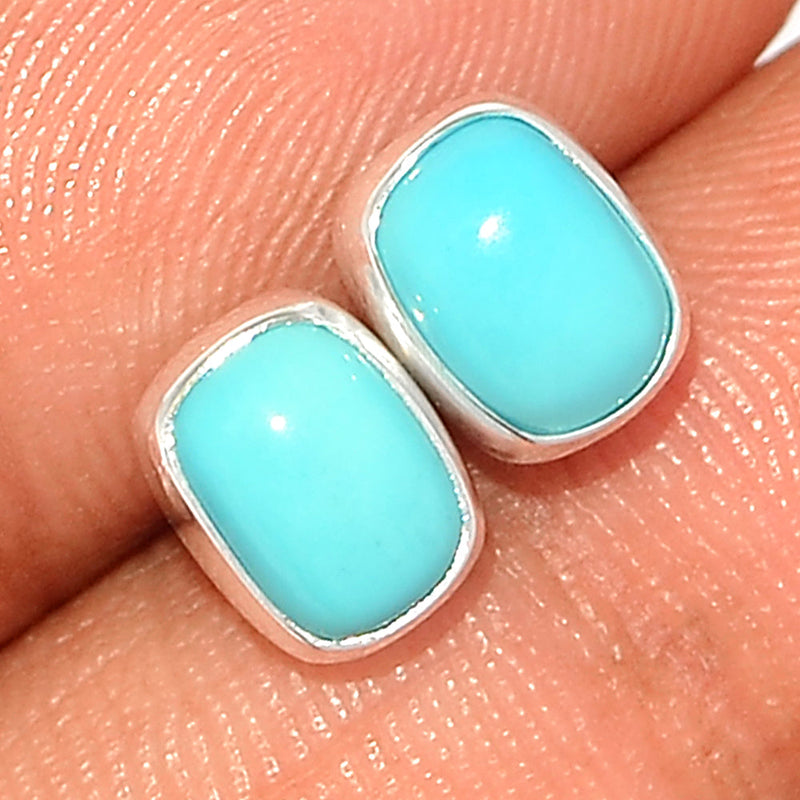 Natural Kingman Turquoise Studs - NKTS101