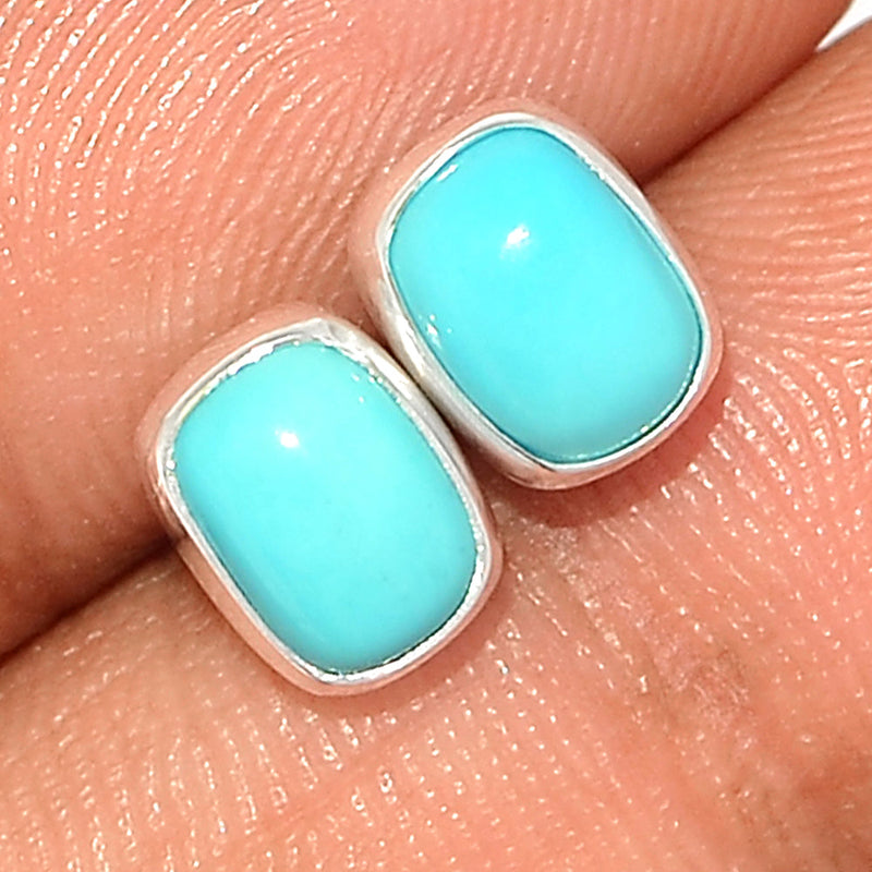 Natural Kingman Turquoise Studs - NKTS102