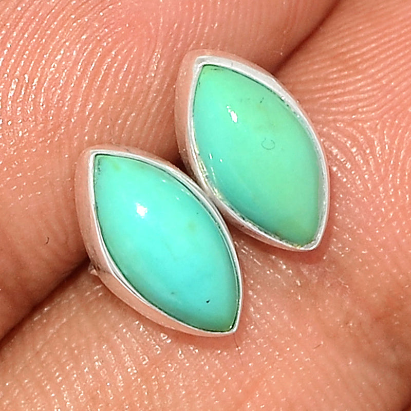 Natural Kingman Turquoise Studs - NKTS107