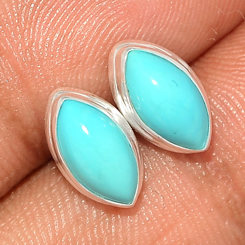 Natural Kingman Turquoise Studs - NKTS108