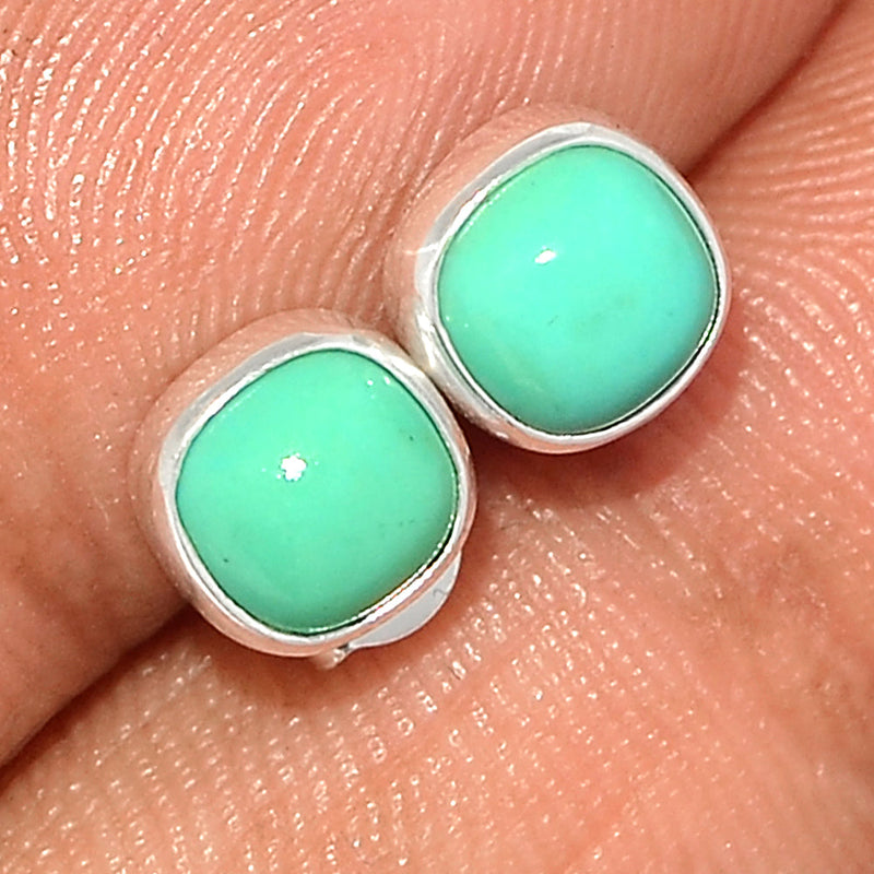 Natural Kingman Turquoise Studs - NKTS118