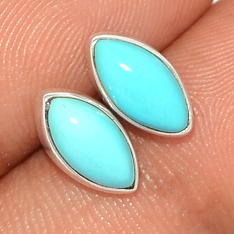 Nautal Kingman Turquoise Studs - NKTS56