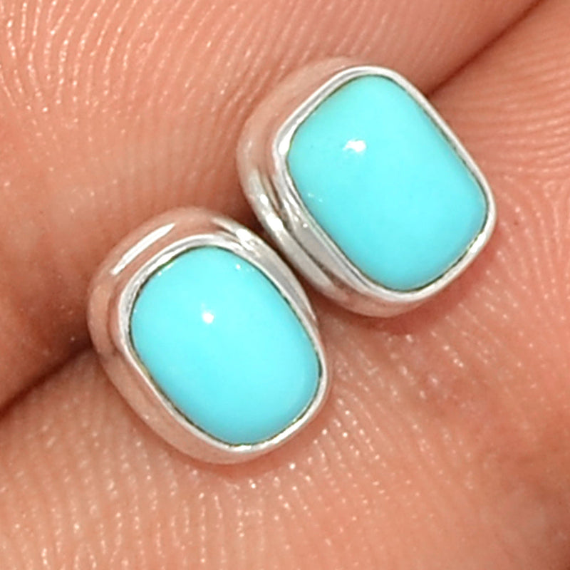 Nautal Kingman Turquoise Studs - NKTS58