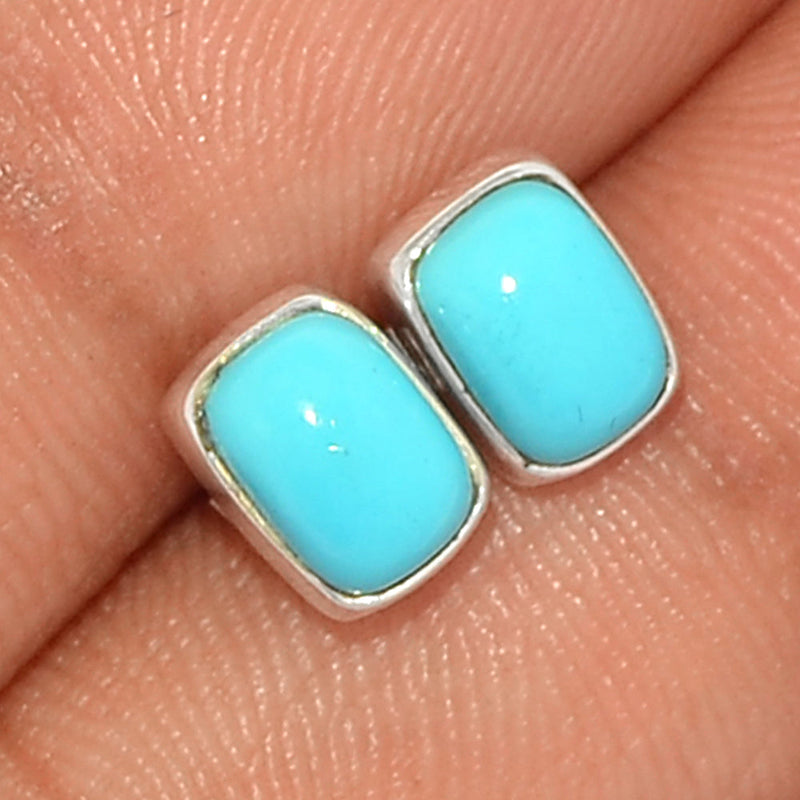 Nautal Kingman Turquoise Studs - NKTS59