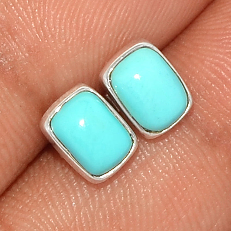 Nautal Kingman Turquoise Studs - NKTS60