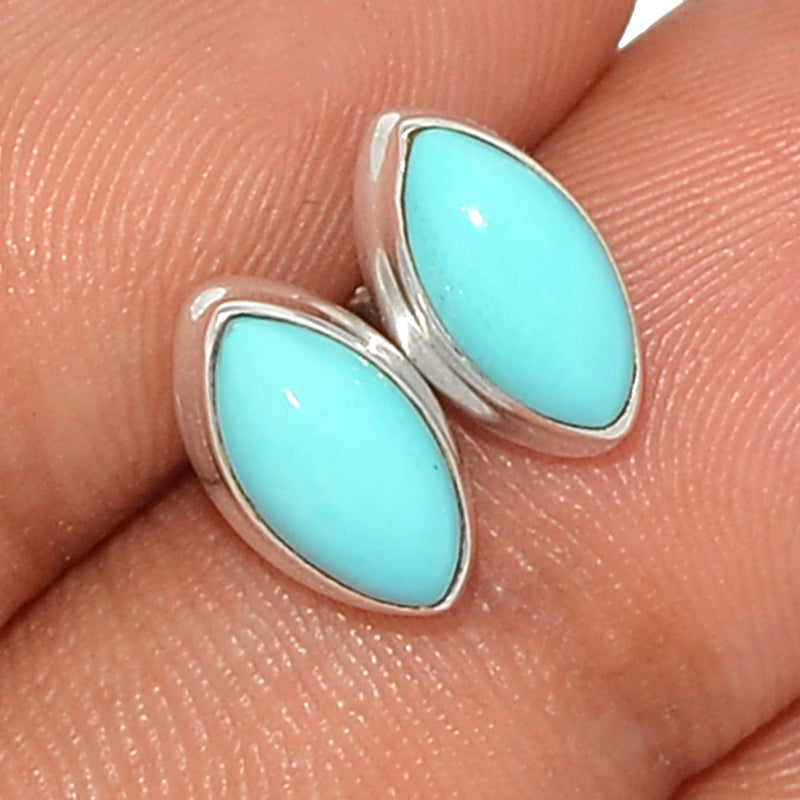 Nautal Kingman Turquoise Studs - NKTS61