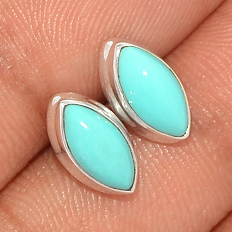 Nautal Kingman Turquoise Studs - NKTS63