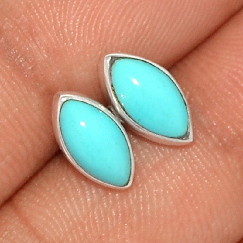 Nautal Kingman Turquoise Studs - NKTS64