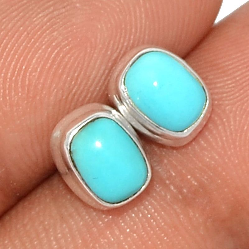 Nautal Kingman Turquoise Studs - NKTS65