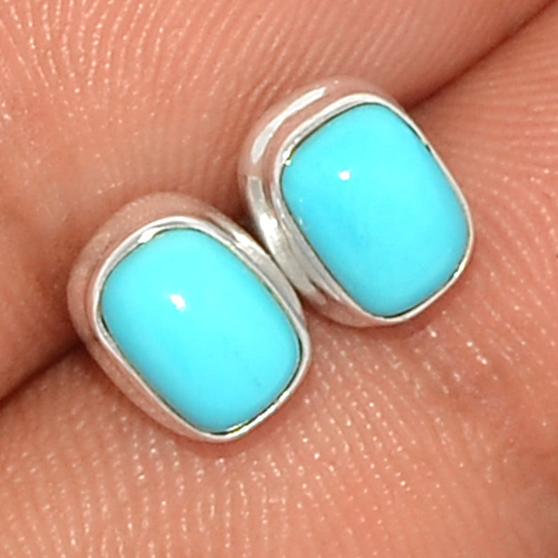 Nautal Kingman Turquoise Studs - NKTS67