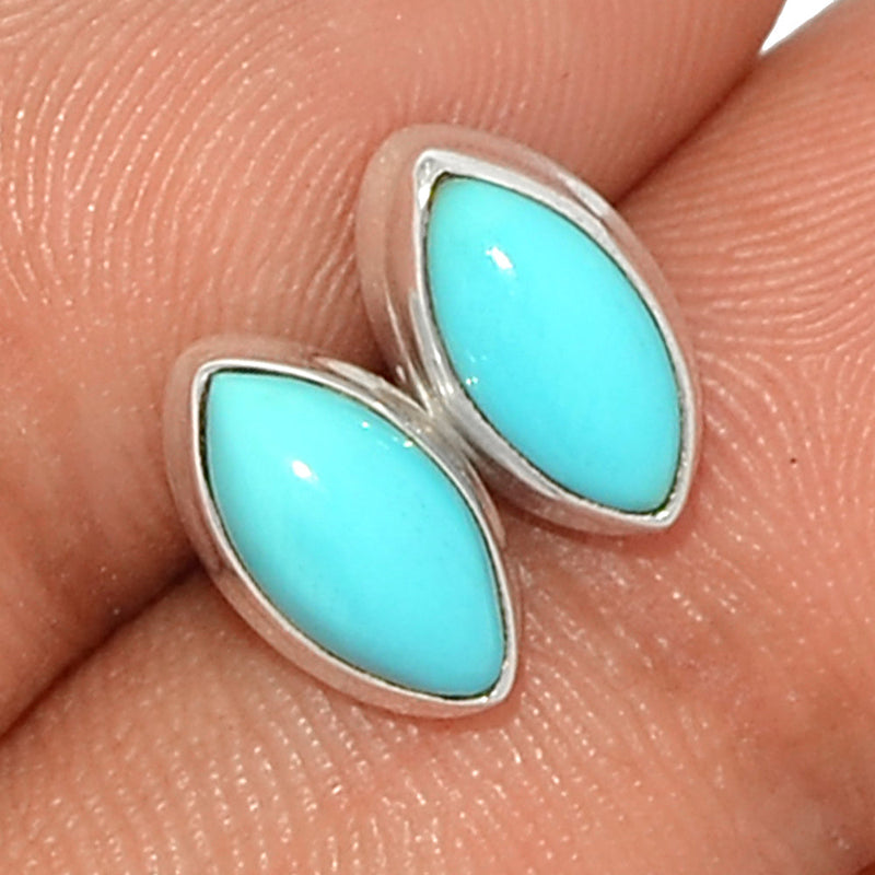 Nautal Kingman Turquoise Studs - NKTS69