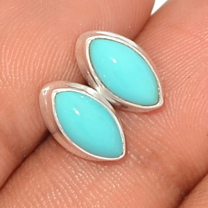 Nautal Kingman Turquoise Studs - NKTS71