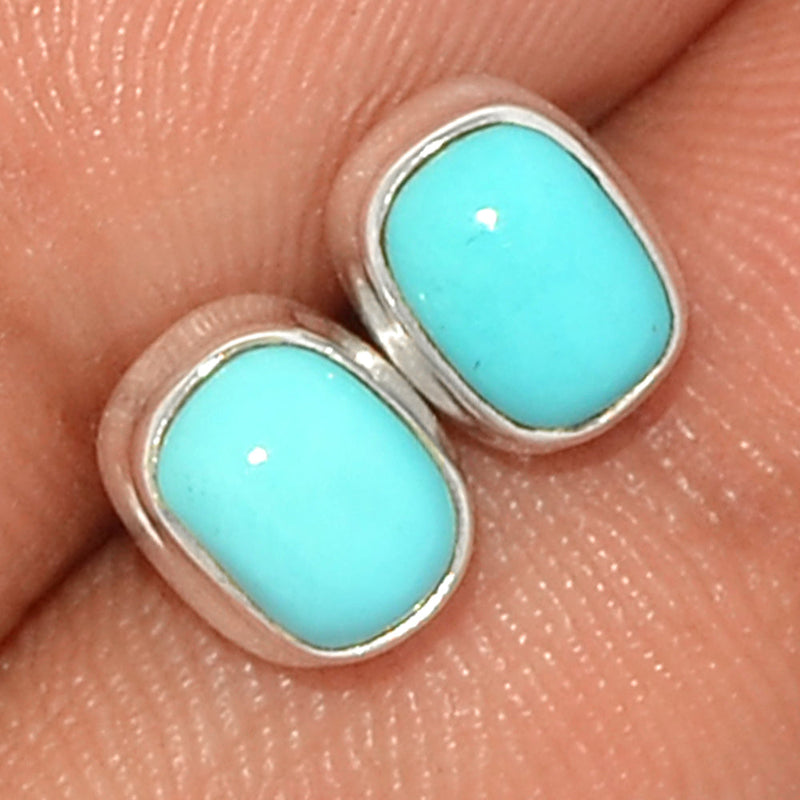 Nautal Kingman Turquoise Studs - NKTS72