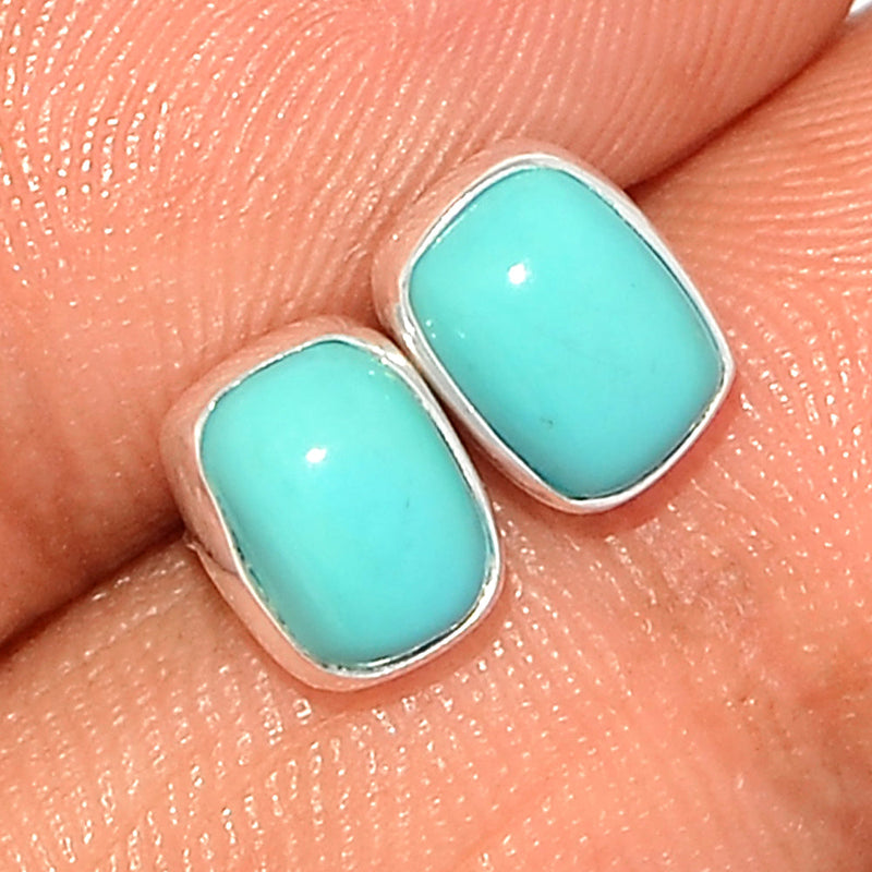 Natural Kingman Turquoise Studs - NKTS73