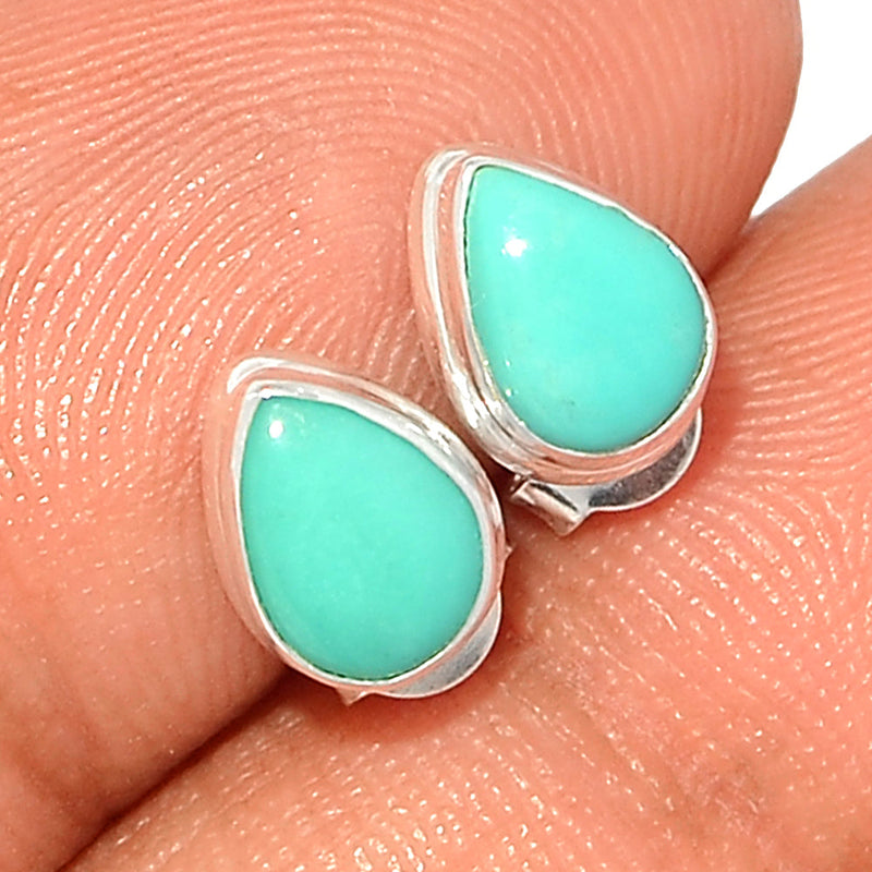 Natural Kingman Turquoise Studs - NKTS74