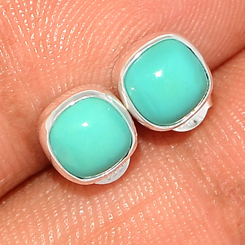 Natural Kingman Turquoise Studs - NKTS77