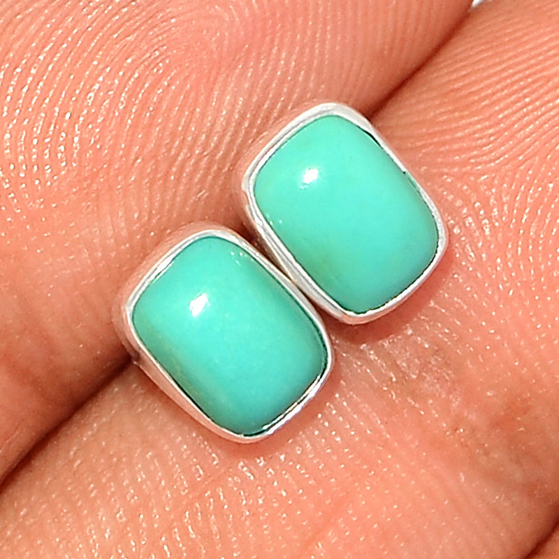 Natural Kingman Turquoise Studs - NKTS81