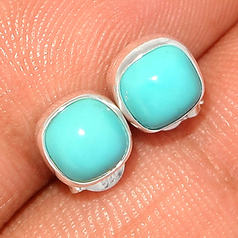 Natural Kingman Turquoise Studs - NKTS89