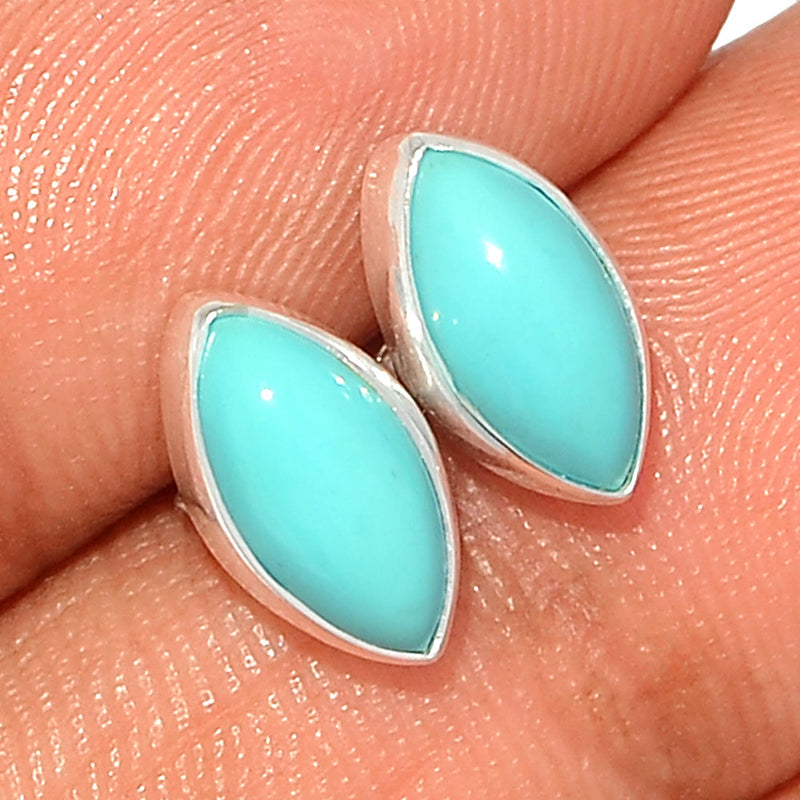 Natural Kingman Turquoise Studs - NKTS93