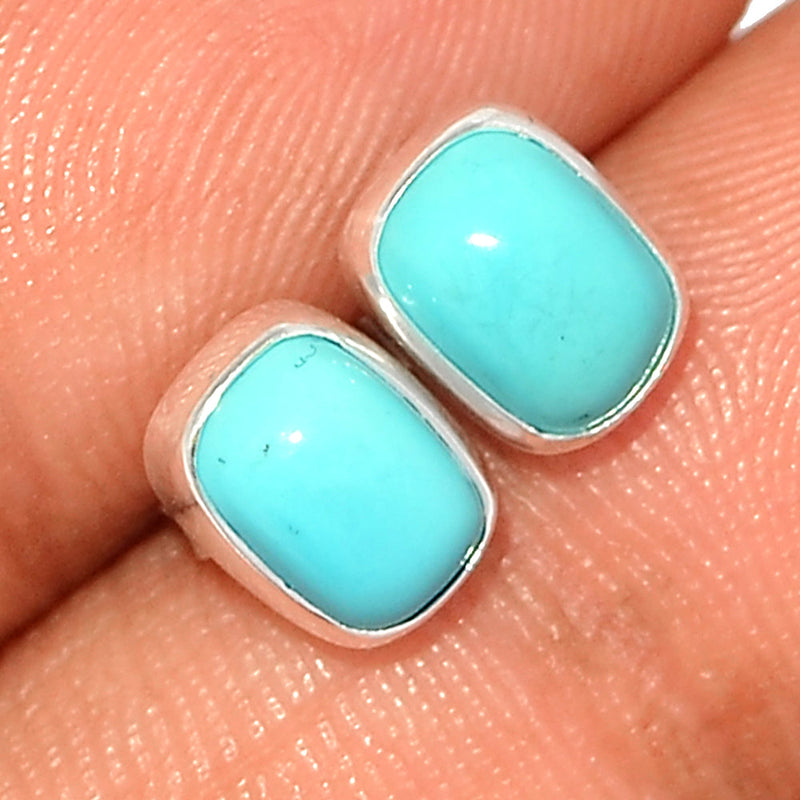 Natural Kingman Turquoise Studs - NKTS97