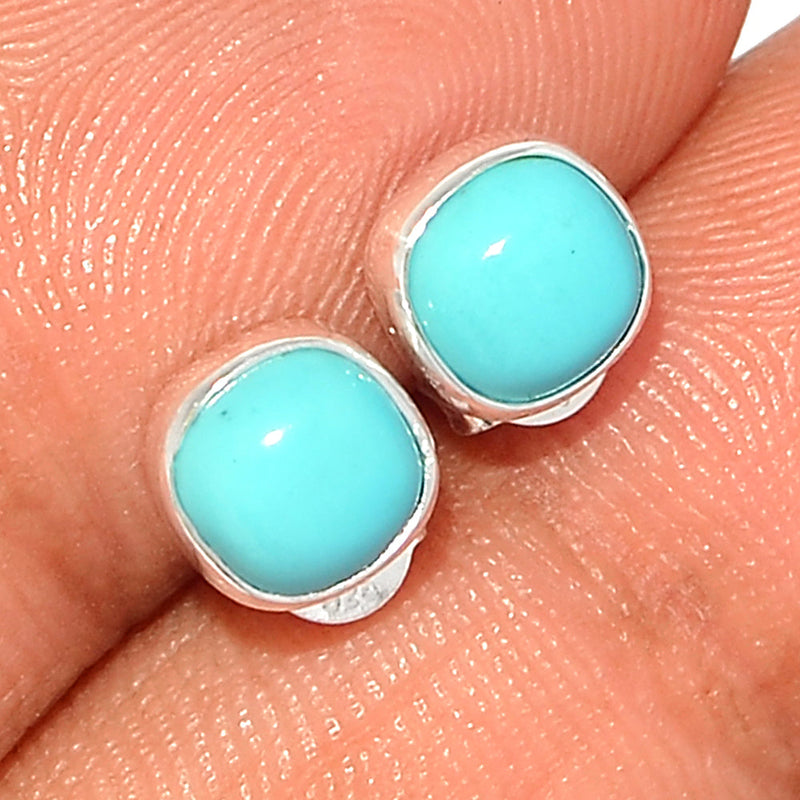 Natural Kingman Turquoise Studs - NKTS99