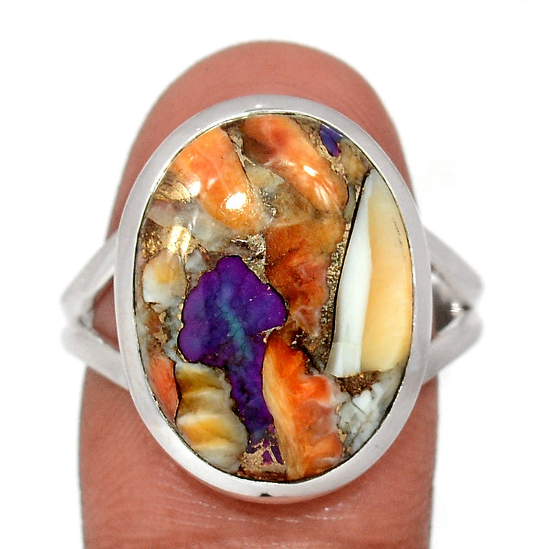 New Oyster Purple Turquoise Ring - NOPR28