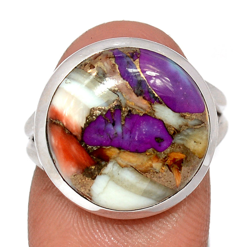 New Oyster Purple Turquoise Ring - NOPR37