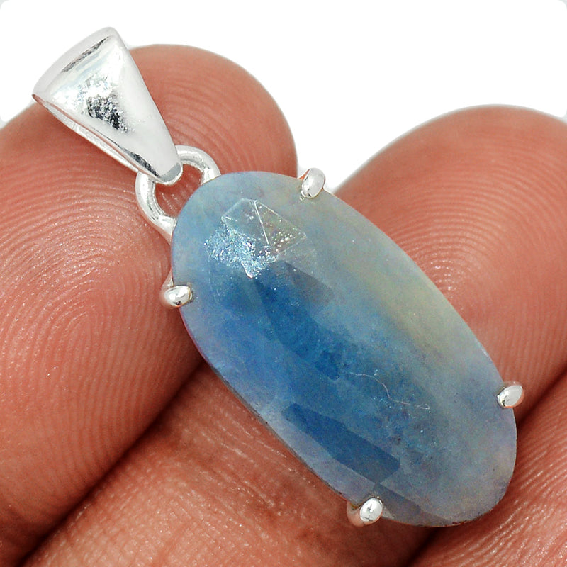 1.2" Claw - Natural Blue Sapphire Pendants - NSPP67