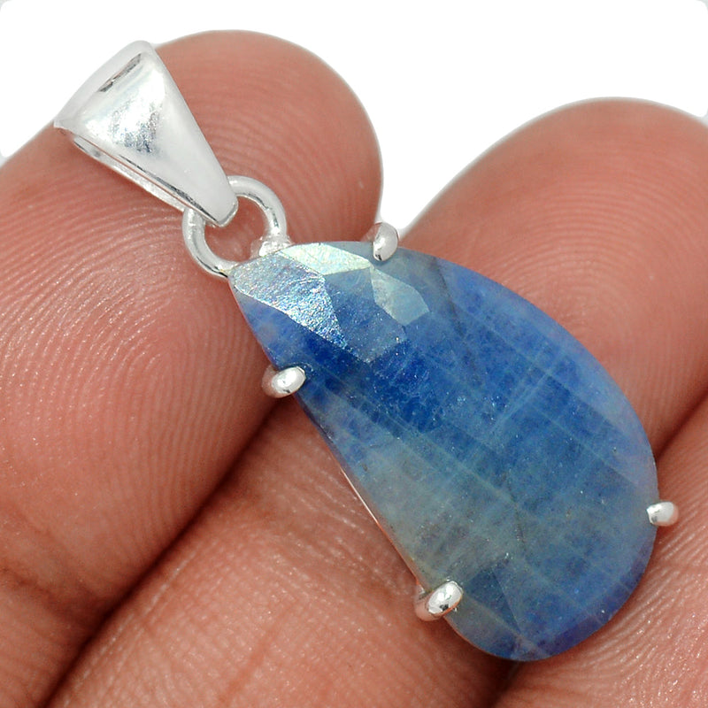 1.3" Claw - Natural Blue Sapphire Pendants - NSPP70