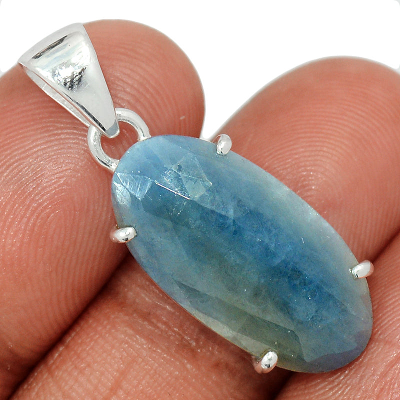 1.2" Claw - Natural Blue Sapphire Pendants - NSPP74