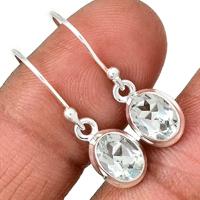 Natural White Topaz Earring-NWTE91