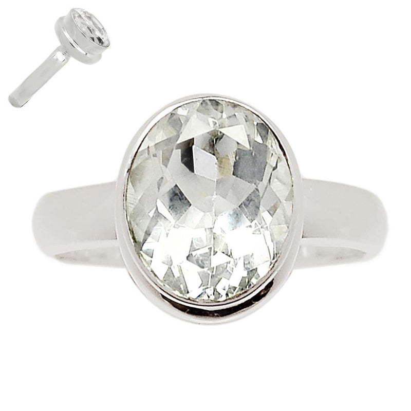 Natural White Topaz Ring - NWTR151