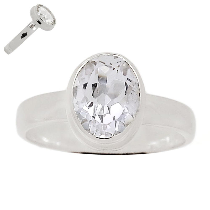 Natural White Topaz Ring - NWTR164
