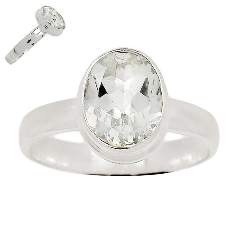 Natural White Topaz Ring - NWTR171