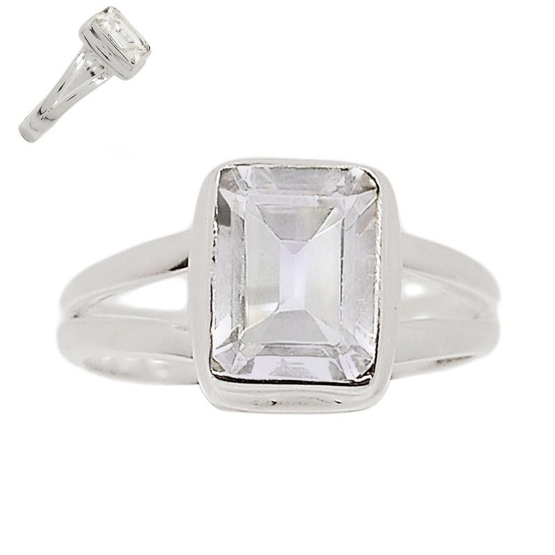Natural White Topaz Ring - NWTR172
