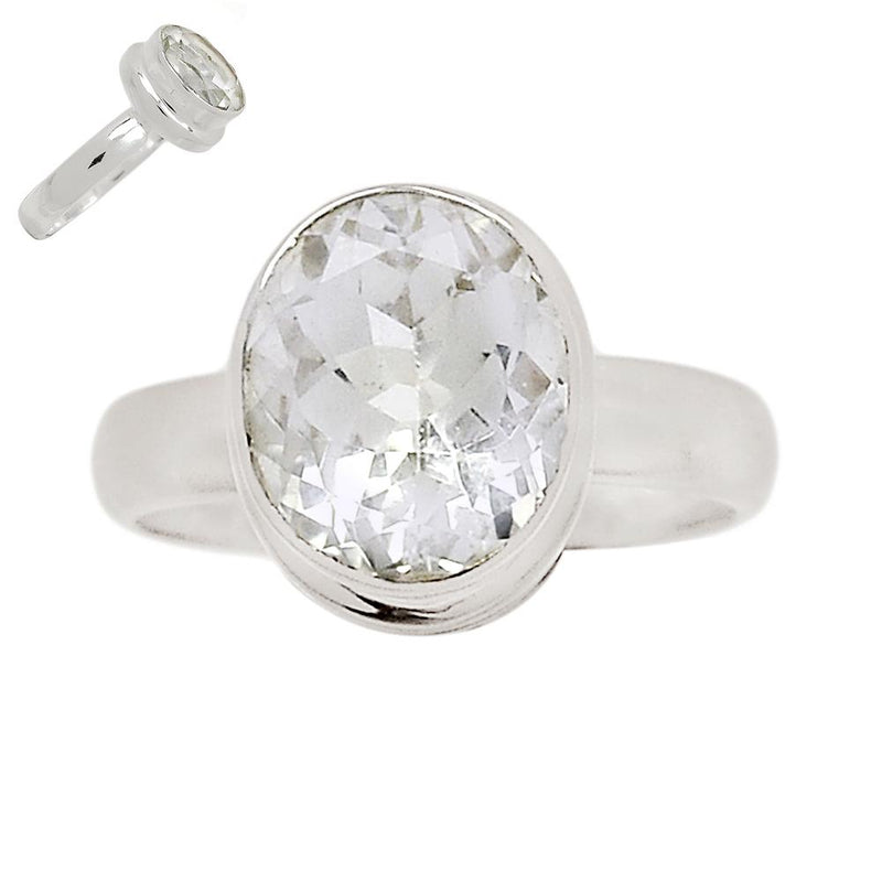 Natural White Topaz Ring - NWTR177