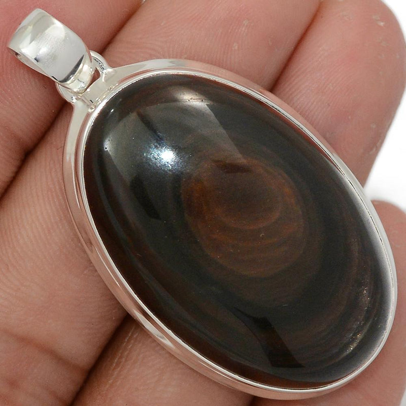 2.1" Obsidian Eye Pendants - OBEP686