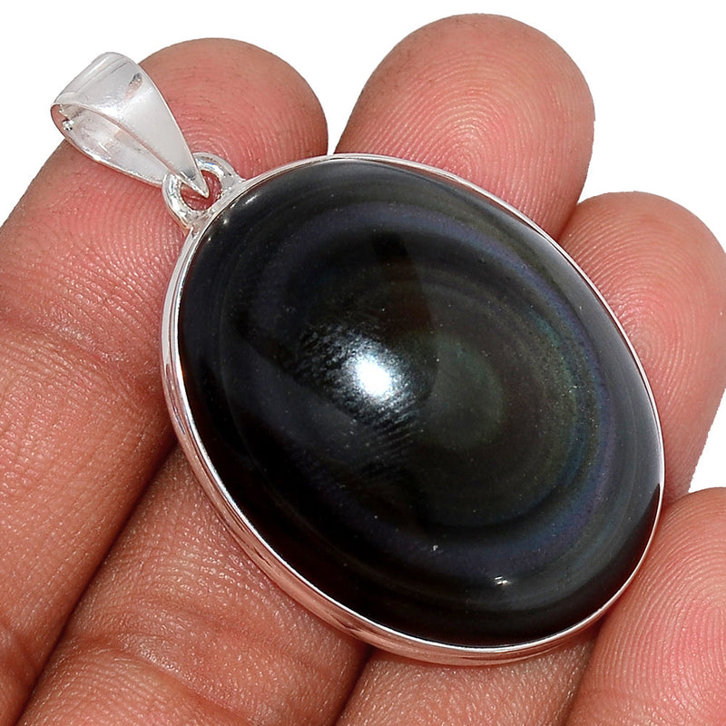 1.8" Obsidian Eye Pendants - OBEP733