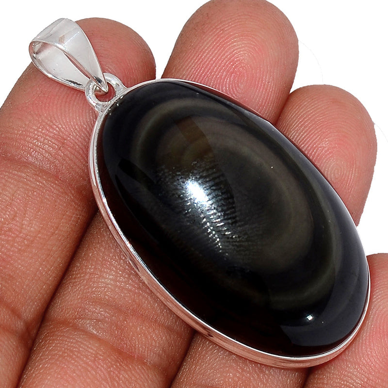 2.1" Obsidian Eye Pendants - OBEP741